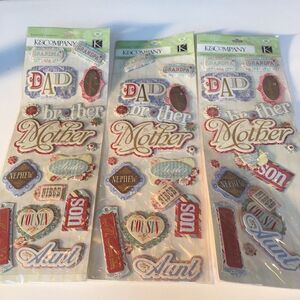 3 Dimensional Sticker Appliqués for Family!